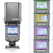 Neewer® nw-985 C E-TTL Vierfarb TFT Display HSS Kamera Slave Flash Speedlite Kit für Canon-01